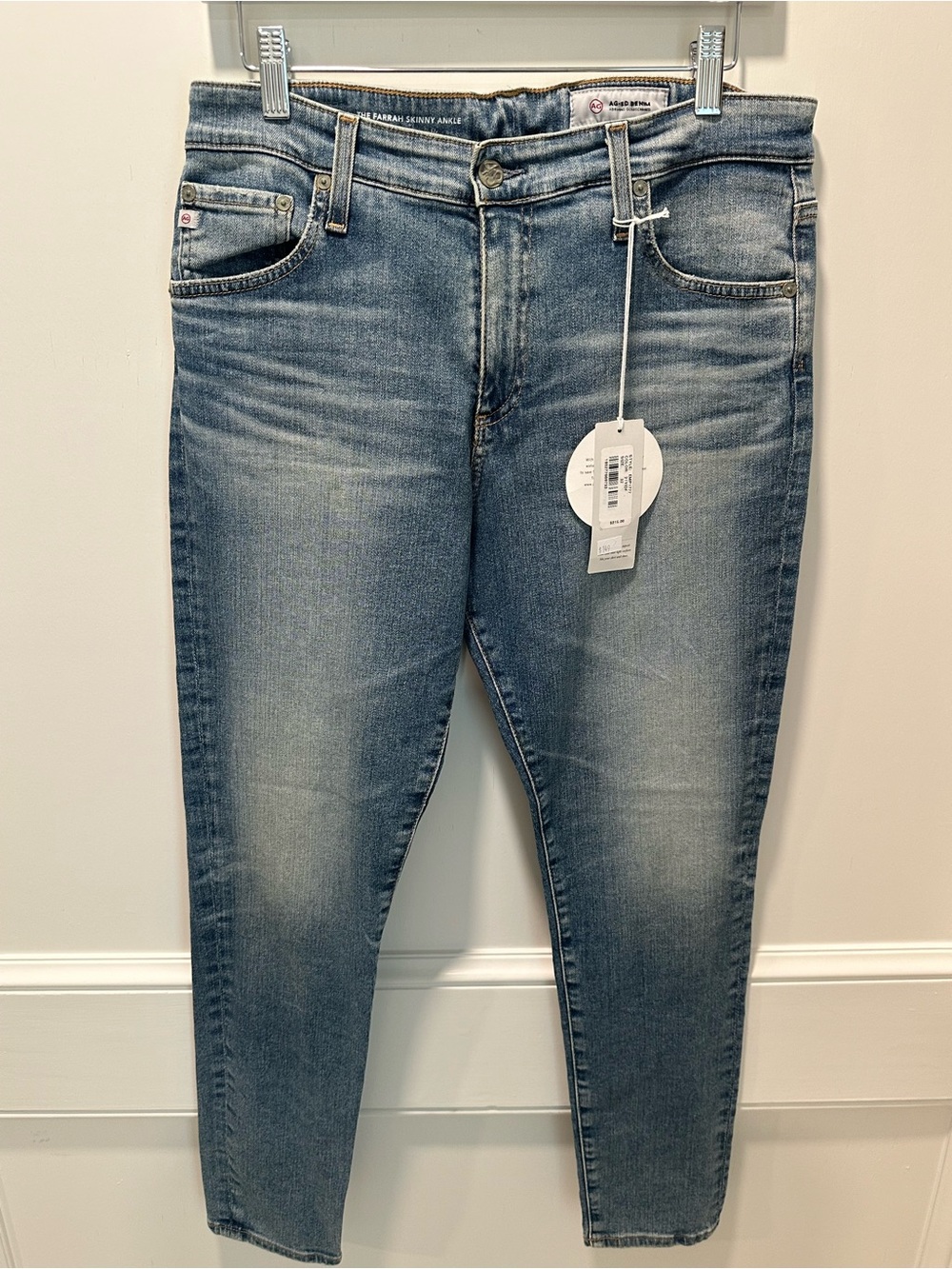 Ag Adriano Goldschmied Women's Skinny Jeans - Light Wash Blue
